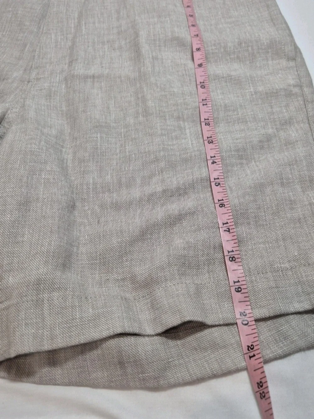 Caribbean Shorts Men's Size 42 Linen Cotton Blend Tan NWT